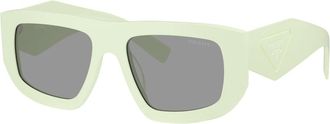 Prada Sunglasses, unisex, Green, Size: 53 MM PR D04Su Sunglasses