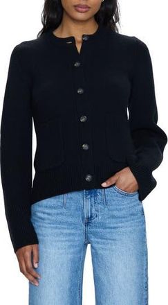 Pistola Denim Dani Patch Pocket Cardigan in Noir at Nordstrom Rack, Size X-Small