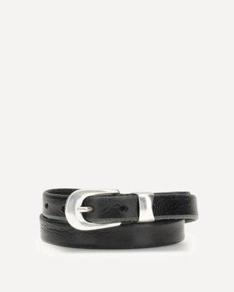Our Legacy Leather Belt Male 100