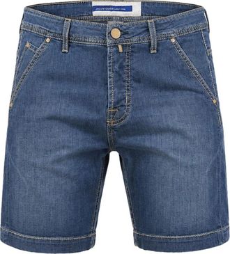 Jacob Cohen Lou Denim Shorts - Heren - Denim shorts - Blauw - W30 - Denim - Korte Broeken