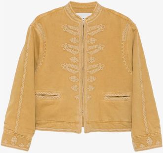 Isabel Marant Emalia Jas - Dames - Zomerjassen - Beige - XS - Katoen - Jassen