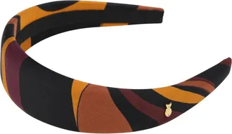 Pucci Fascia di Seta Stampa Marmo - - Accessories - Donna - Multicolore - ONE SIZE