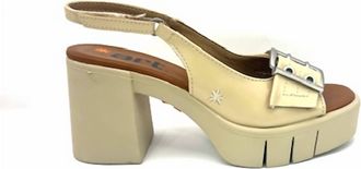 The Art Company Womens Shinny Sandal In Champagne