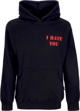 PROPAGANDA Zwarte Terminator Hoodie Sweatshirt met Lange Mouwen - Heren - Hoodies - Zwart - L - Katoen - Hoodies & sweatvesten