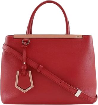 Fendi Pre-owned Leather fendi-bags - Dames - Vintage Handtas - Rood - ONE Size - Vintage