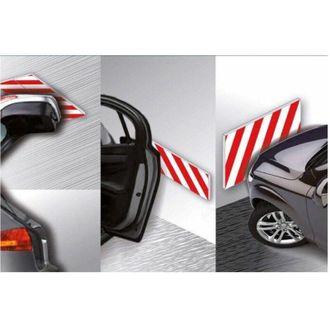 Trade Shop Trade Shop - Set 2 Pannelli Adesivi Antiurto Per Garage Box Protezione Paraurti Auto 24x50cm