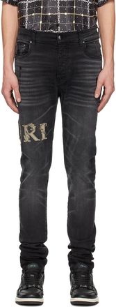 【関税込み】AMIRI ブラック MA Bar ジーンズ AMIRI】関税込☆MA Bar ダメージデニム ジーンズ アミリ パンツ