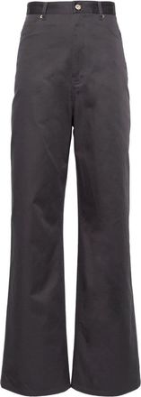 Loewe High Waisted Cotton Trousers