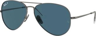 Ray-Ban unisex, Accessoires, Grijs, Maat: 58 MM