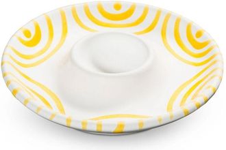 Gmundner Keramik Gmundner Keramik - Gmundner Cer&aacute;mica Amarilla Flameada, Huevera (&oslash; 12 Cm)