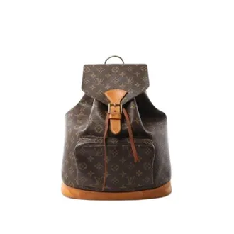 Louis Vuitton Pre-owned Backpacks, female, Brown, Size: ONE SIZE Pre-owned Montsouris GM Backpack