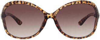 Nine West Brown Oval Ladies Sunglasses 10270480.KHL BRNBRN