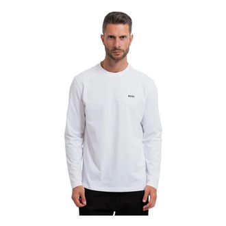 HUGO BOSS Tops, Heren, Wit, XL, Full-Zip Sweater