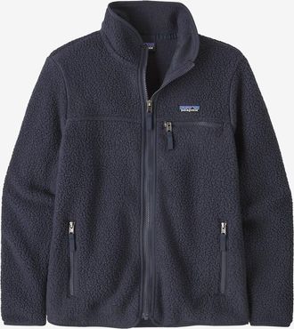 Patagonia Leichte Fleecejacke mit Stehkragen Retro Pile