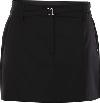 Sportmax Sportmax Fify Mini falda con cinturón