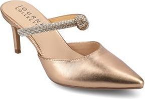 Journee Collection Lunna Mule Pump in Rose Gold at Nordstrom Rack, Size 9.5