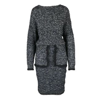 Elisabetta Franchi Dames, Jurken, Zwart, Maat: M Wol