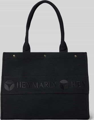 Hey Marly Handtasche mit Logo-Stitching Modell Signature in Black, Gr&ouml;&szlig;e 1