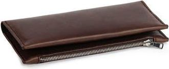 Ezra Arthur Long Zipper Wallet in Malbec at Nordstrom