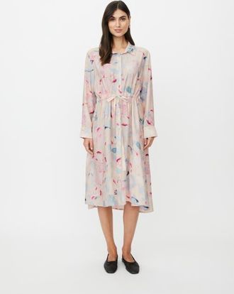 Masai MaNova Floral Print Midi Dress in Primrose at Nordstrom, Size X-Large