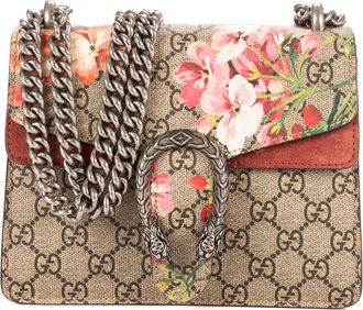Gucci Pre-owned Womens Blooms Dionysus Mini Shoulder Bag - Beige - One Size
