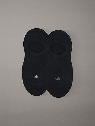 Calvin Klein Pack de 2 pares de calcetines invisibles con textura suave