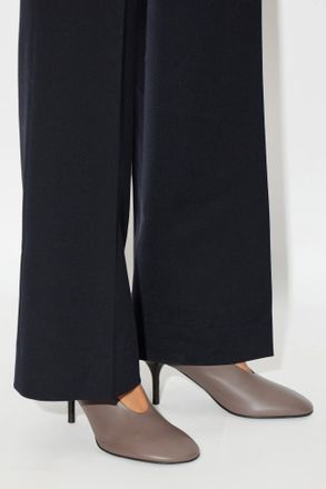 Acne Studios Leather Heeled Shoes, Womens, Grey