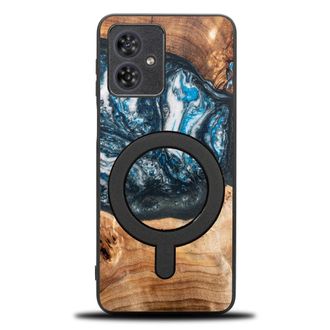 OEM Funda Bewood Unique Para Motorola G54 5g - Planetas - Tierra Con Magsafe