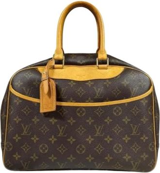 Louis Vuitton Pre-owned Handbags, female, Brown, Size: ONE SIZE Pre-owned Deauville Handbag