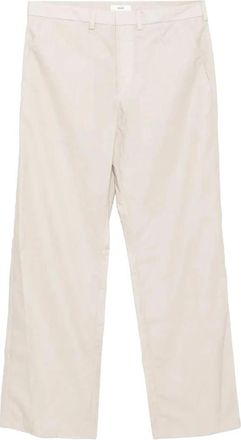 Rier Poplin Waxed Broeken - Heren - Straight fit broeken - Beige - XL - Katoen - Broeken