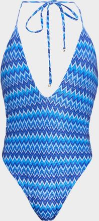 Ramy Brook Wave Electra One-Piece Swimsuit
