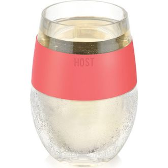 Host Wine FREEZE Cooling Cup in Coral in Pink at Nordstrom