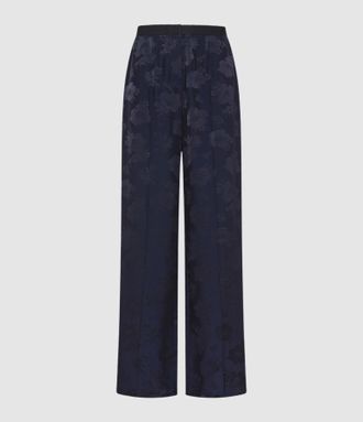 Forte_Forte Pantalon bouquet notte