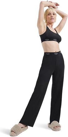 UGG Britta Pants Womens Pajama Black : 1X, Satin