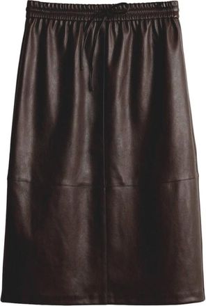 OPUS Rilkis Midi Rok - Dames - Rokken - Bruin - Maat: S