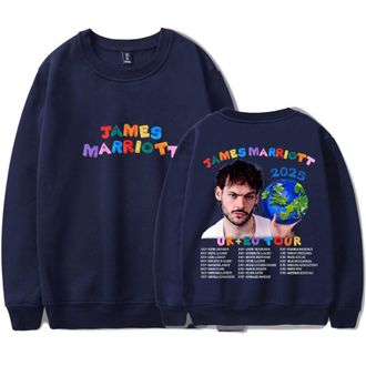 Generic James Marriott Merch 2025 Europe Tour Sweatshirt Crewneck Long Sleeve Sweatshirt Men/women Concert Pullover (5,M)