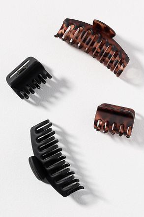 Natasha Matte Hair Claws, Set of 4