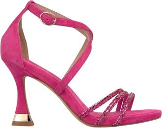 Alma En Pena Metallic Transfer Strap Heel Sandal - Dames - Sandalen met hakken - Roze - 40 EU - Schoenen