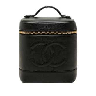 Chanel Pre-owned Vanity Bag - Dames - Pre-owned - Zwart - Maat: ONE Size Leer