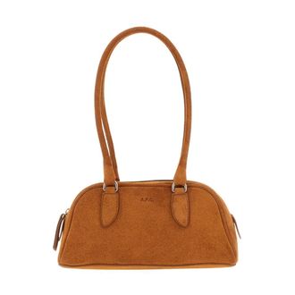 A.P.C. A.p.c. - Paloma Schoudertas - Dames - Tassen - Bruin - Maat: ONE Size Zijde
