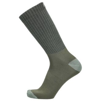 UphillSport Posio Hiking 3-Layer Merino Wandersocken - Unisex | oliv/grau