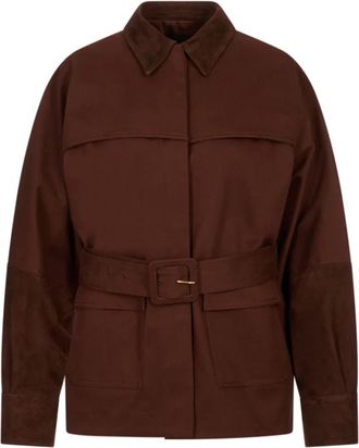 Fabiana Filippi Cappotti - Dames - Zomerjassen - Bruin - XS - Jassen