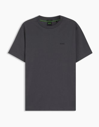 HUGO BOSS Mens Logo T-Shirt, Logo Design - Grey - Size: 48