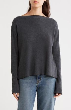 Go Couture Long Sleeve Pullover Sweater in Black at Nordstrom Rack, Size X-Large