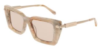 Ferragamo SF2089S 026 Womens Sunglasses Brown Size 52