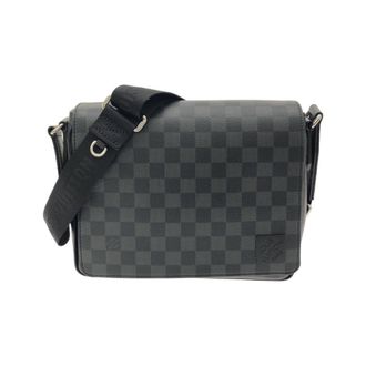 Louis Vuitton Graphite Coated Canvas Shoulder Bag (Pre-Owned)
