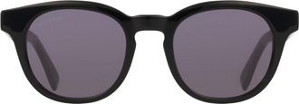 Lacoste Unisex Smoke Lensed Black Sunglasses - One Size