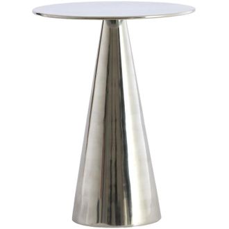 Light & Living Light&living - Mesa auxiliar leova en n&iacute;quel - &Oslash;39x51 cm
