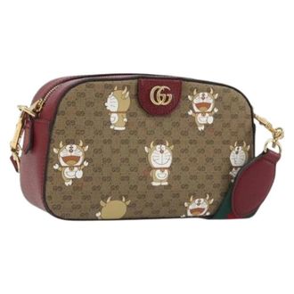 Gucci Pre-owned Vintage Small GG Schoudertas - Dames - Pre-owned - Beige - Maat: ONE Size Leer