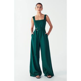 Willa Graces Jumpsuit in Emerald at Nordstrom, Size 4